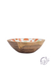 Enameled Mango Wood Bowls