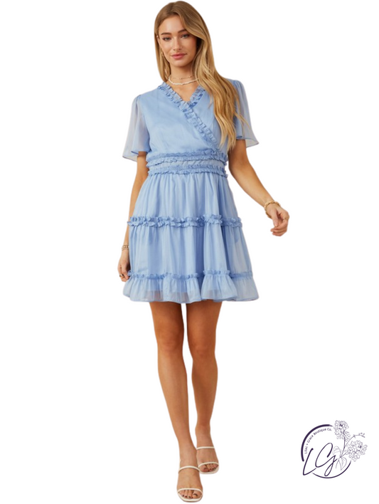 Moonveil Ruffle Dress
