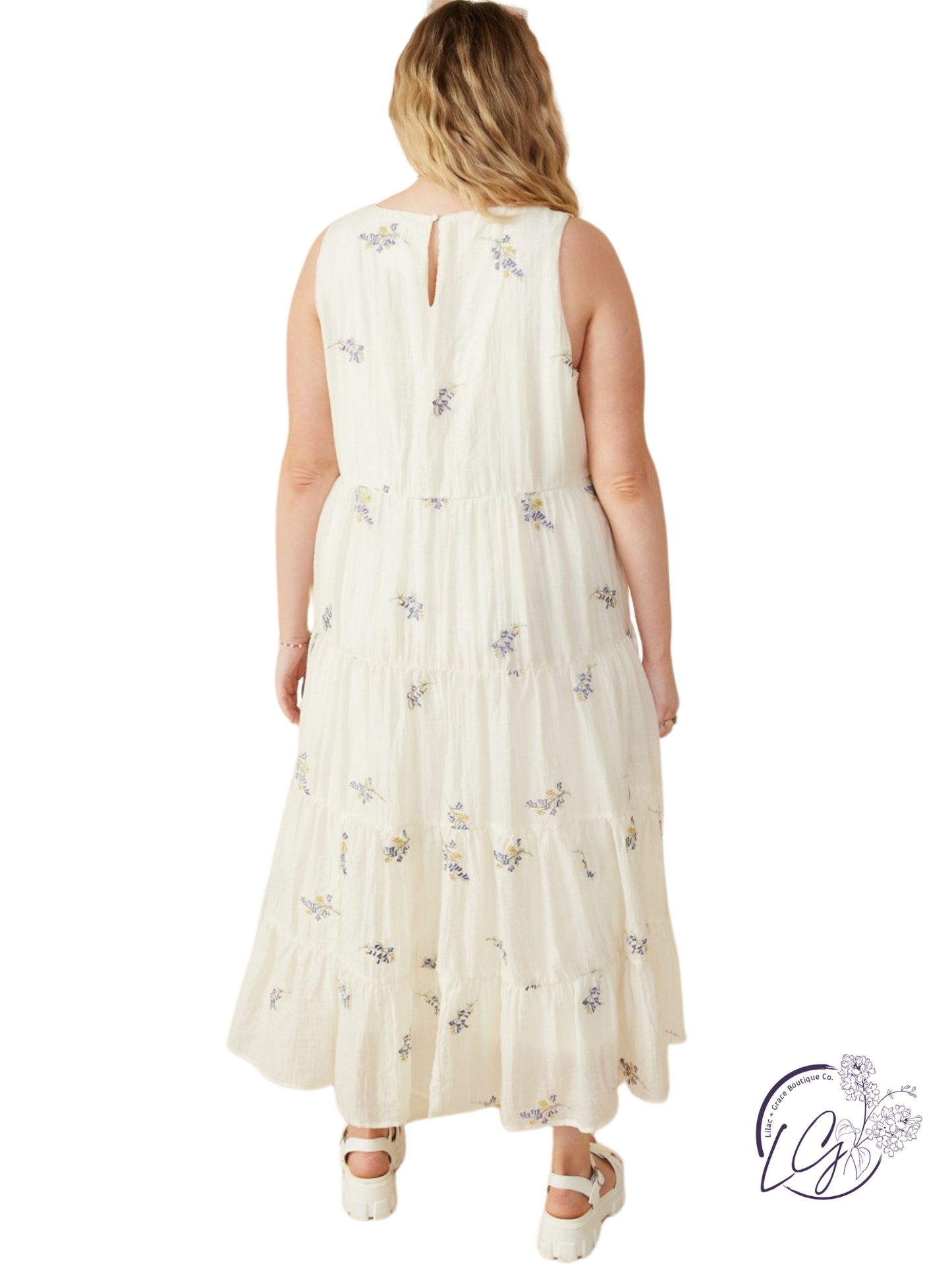 Curvy Through the Garden Dress