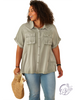 Curvy Nature's Symphony Safari Shirt