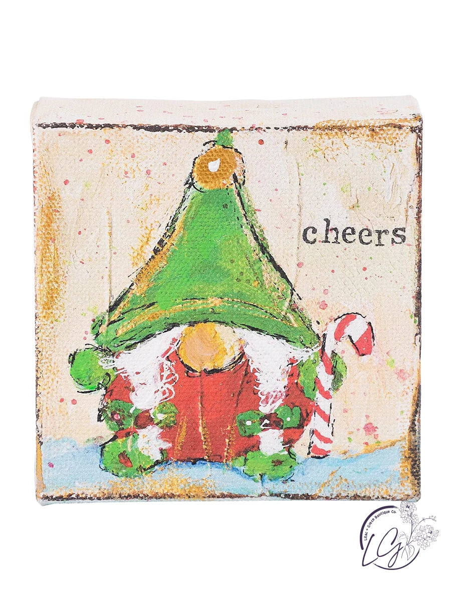 Cheers Gnome Canvas 4X4