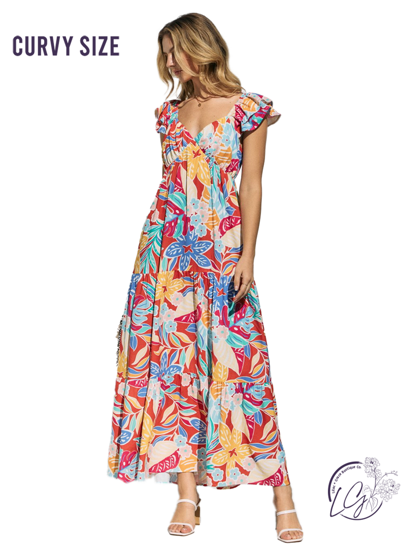 Curvy Fun In The Sun Maxi Dress