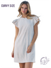 Curvy Timeless Lace Mini Dress