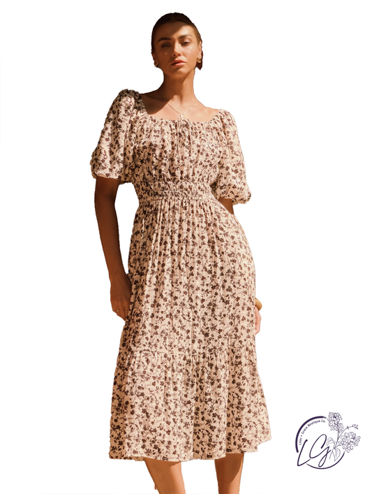 Scatter the Light Midi Dress