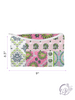 Laramie Patchwork in Green Quilted Makeup Bag