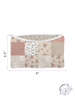 Waverly Patchwork Rose Quilted Makeup Bag