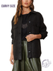 Curvy Urban Comfort Oversized Jacket