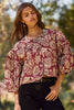 Curvy Harvest Garden Button Jacket