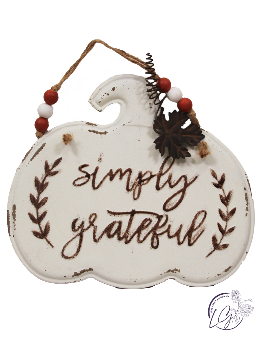 Rustic Fall Greeting Pump