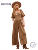 Curvy Among The Hills Jumpsuit