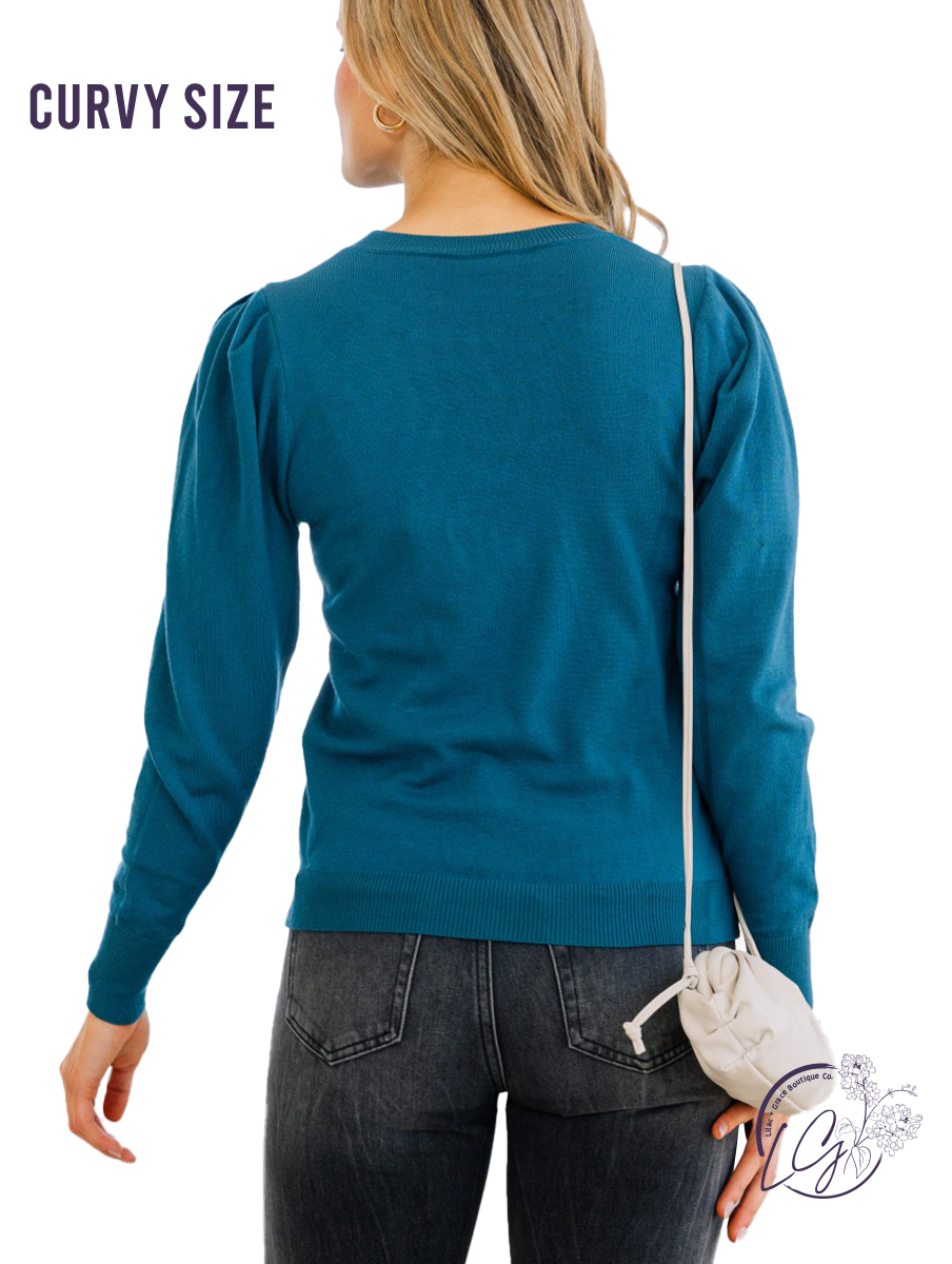 Curvy Serene Skyline Sweater