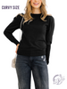 Curvy Serene Skyline Sweater