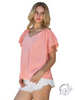 Peachy Sunset Glow Blouse