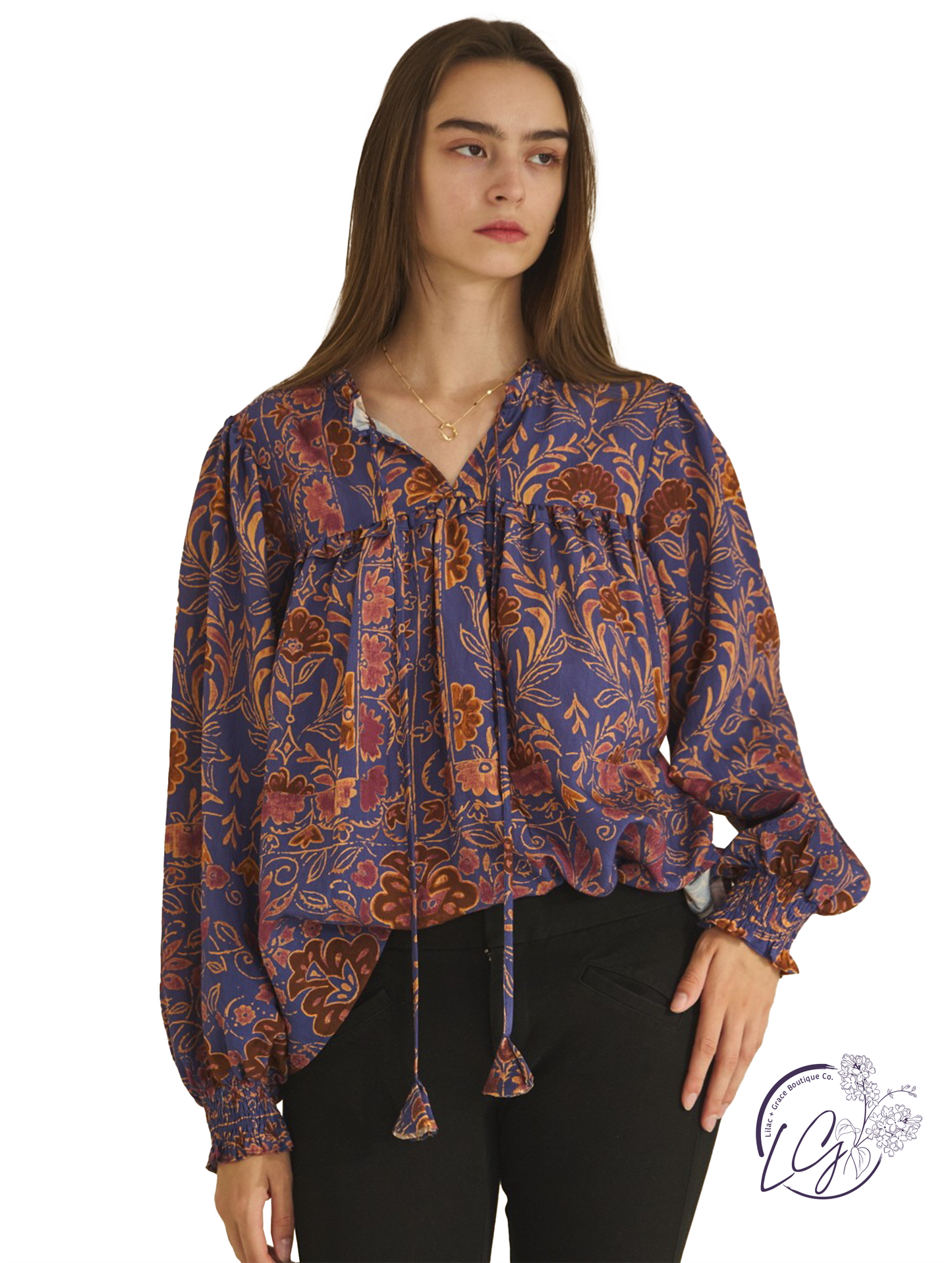 Roam The Land Printed Blouse