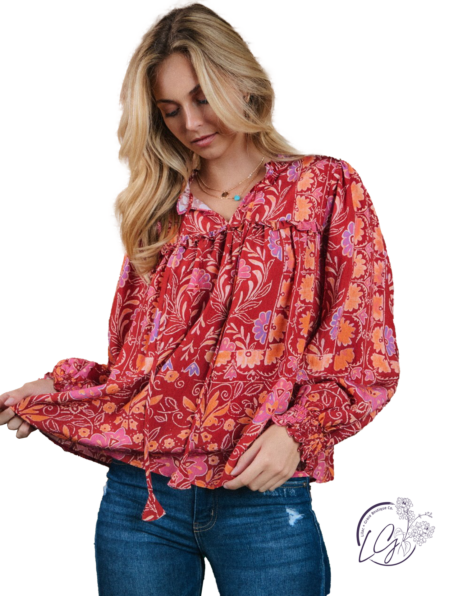 Roam The Land Printed Blouse