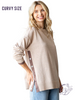 Curvy Calm Flows Knitted Sweater