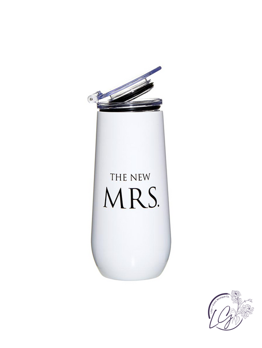 Face to Face Champagne Tumbler - The New Mrs.