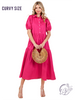 Curvy Flowing Freedom Midi Dress