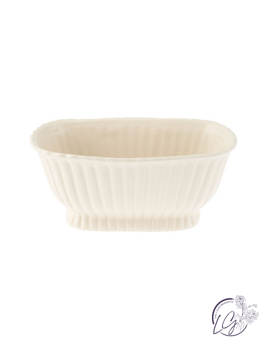 Fluted Pot Oval