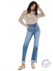 Alina High-Rise Straight Leg Jeans by Kan Can