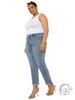 Curvy Milla Mid Rise Jeans By KanCan