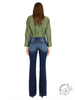 Gladys Mid Rise Flare Jeans by KanCan