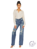 Felicity Ultra High-Rise '90s Wide Leg Flare Jeans by Kan Can