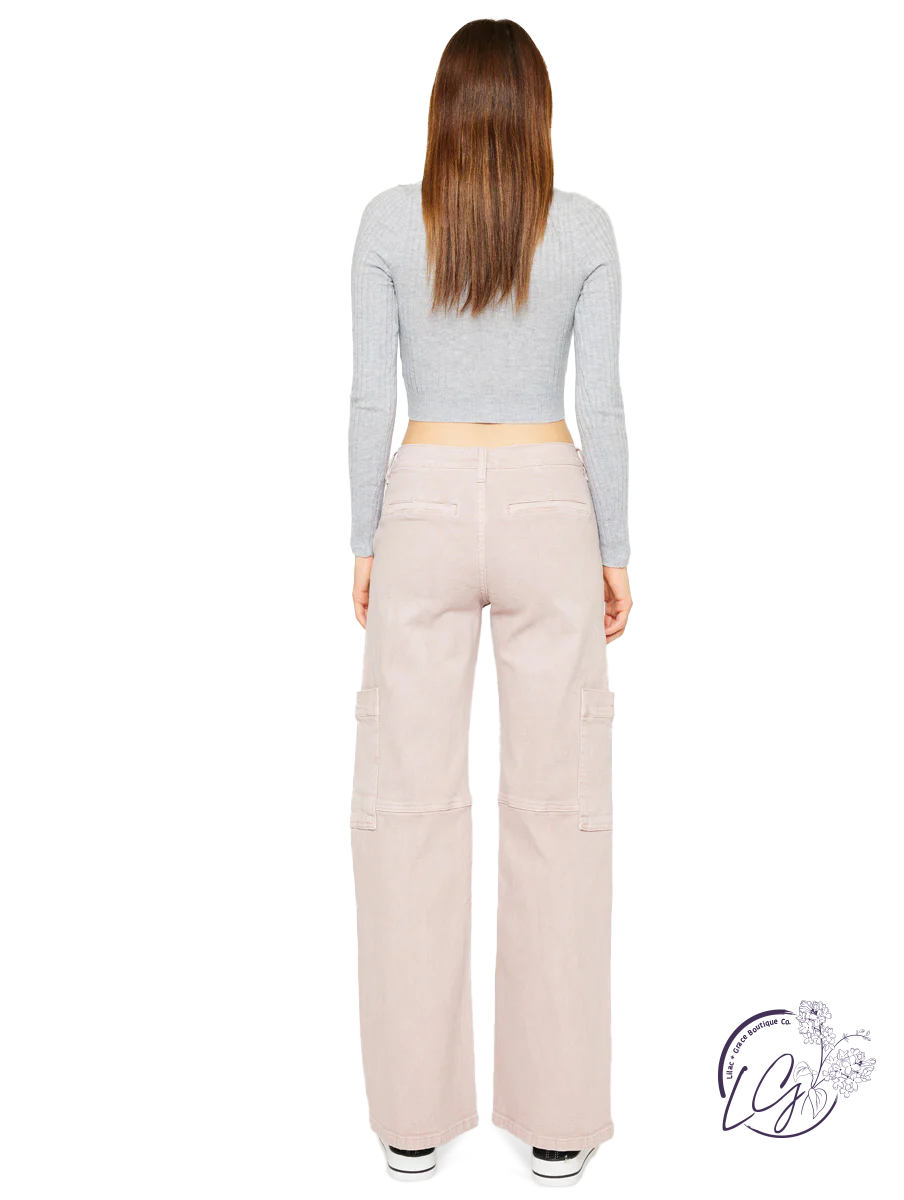 Nancy Low Rise Cargos By KanCan