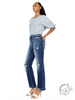 Henrietta High-Rise Slim Straight Jeans by Kan Can