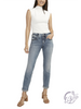 Saoirse Boyfriend Mid Rise Slim Leg Jeans by Silver Jeans