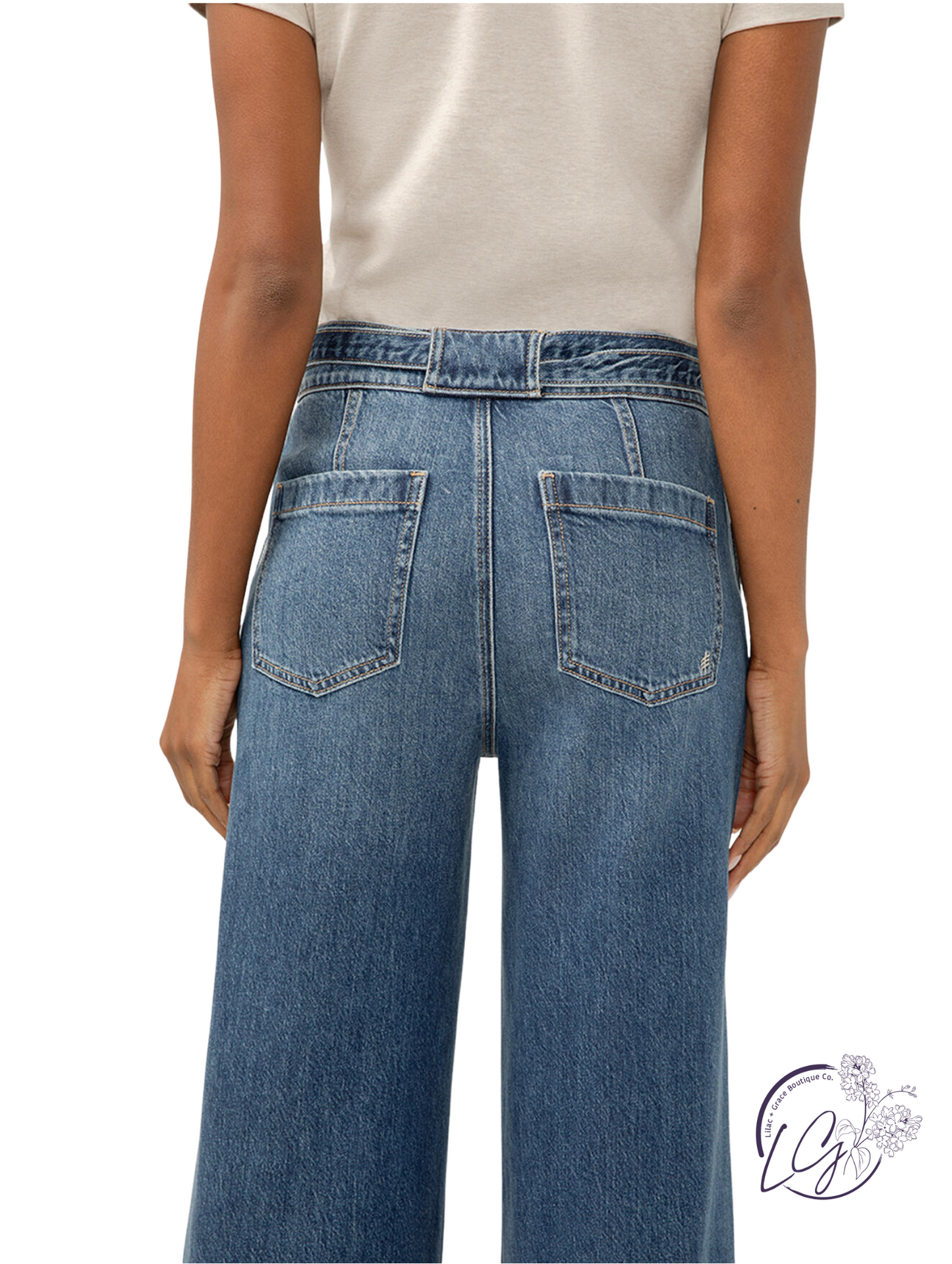 Pamela High-Rise Non-Distressed Wide Leg by Silver Jeans