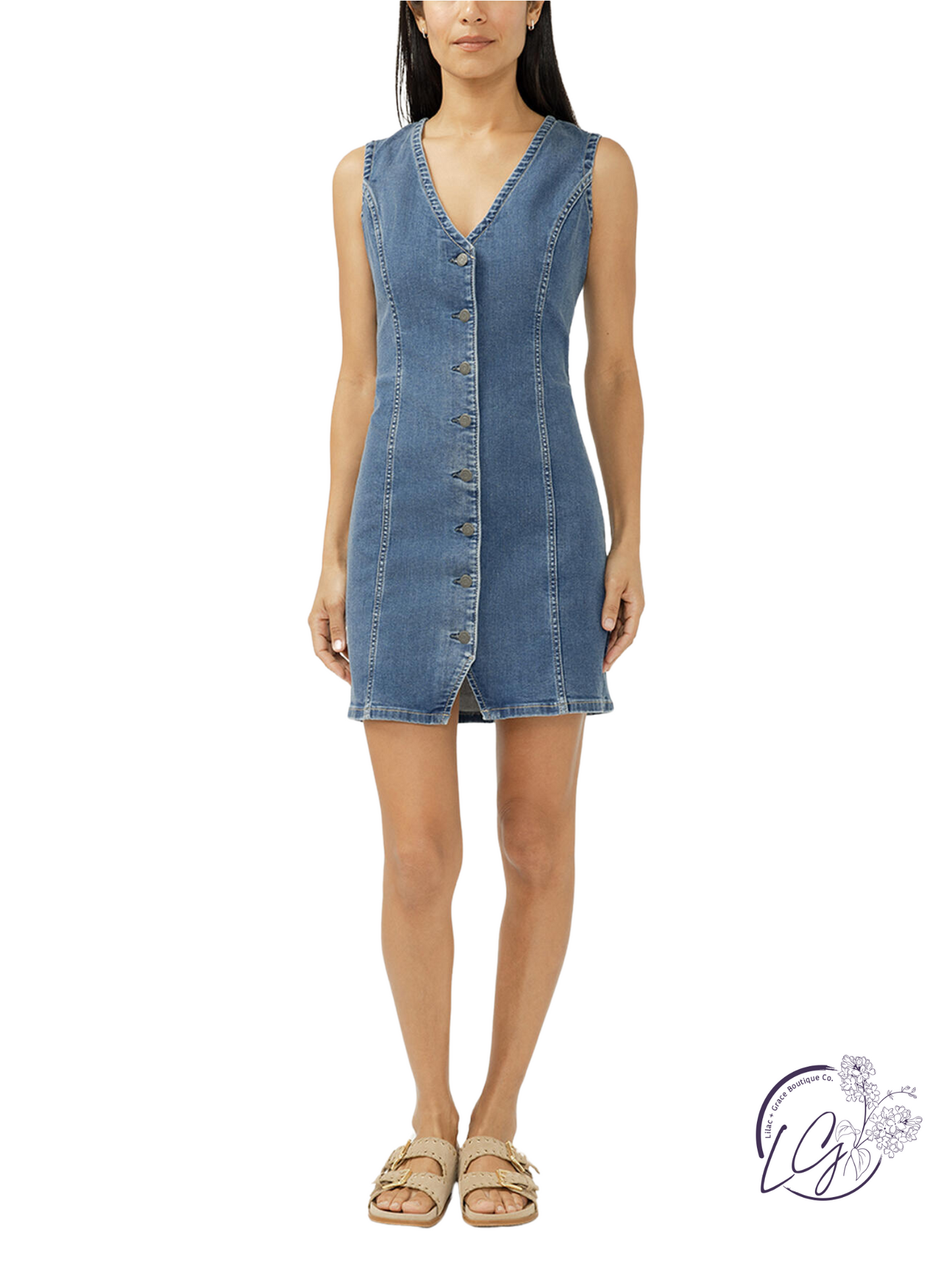 Indie Denim Mini Dress