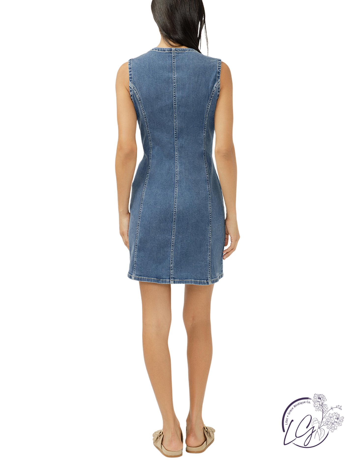 Indie Denim Mini Dress