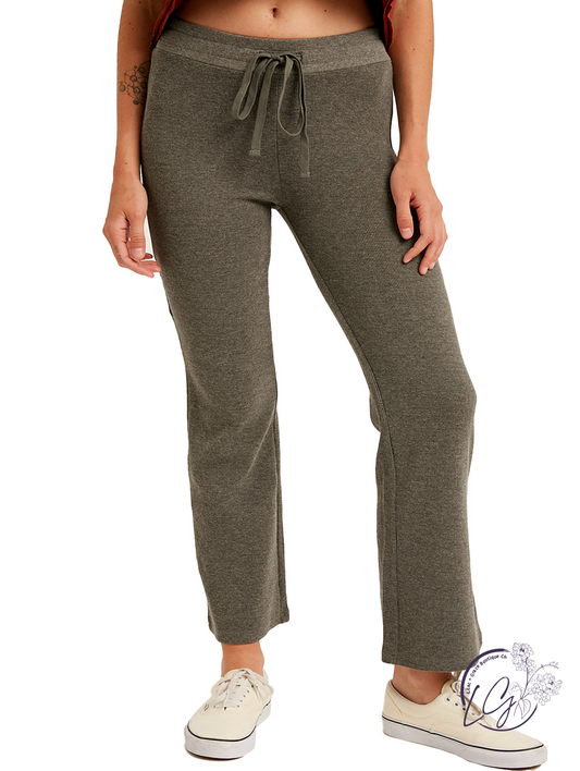 Cozy In Love Waffle Knit Sweatpants