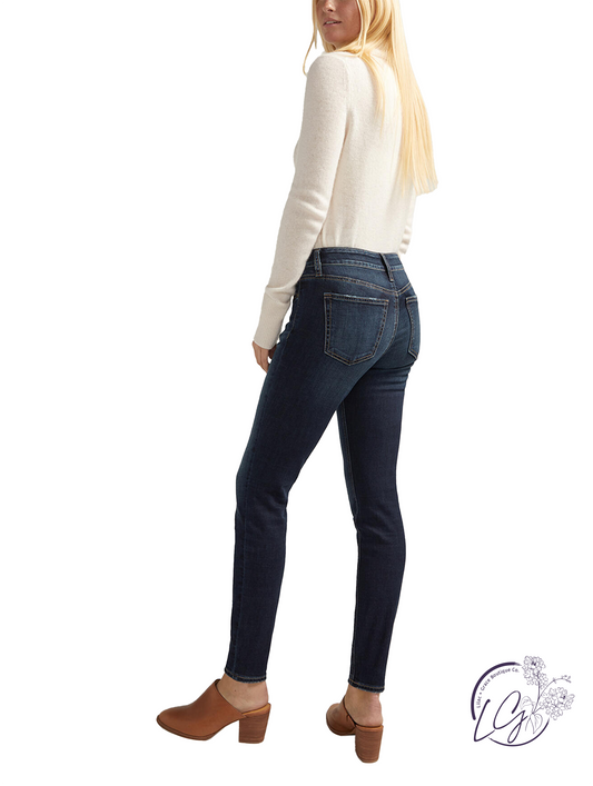Marion Mid Rise Skinny Leg Luxe Stretch Jeans by Silver Jeans