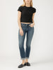 Luma Mid Rise Straight Leg Stretch by Silver Jeans