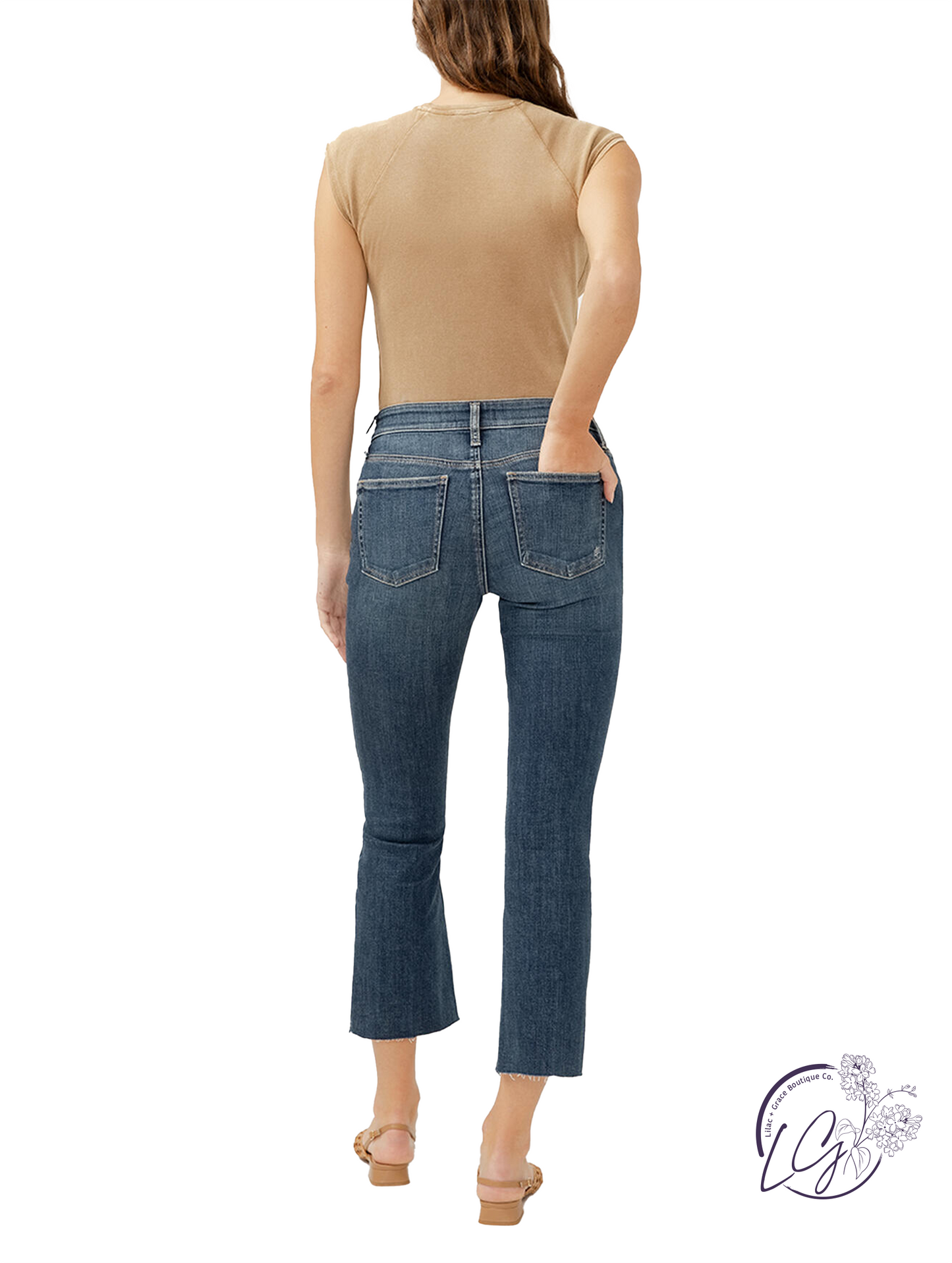 Alba Mid-Rise Kick Flare Jeans by Silver Jeans