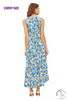 Curvy On Vacation Time Printed Maxi Dress