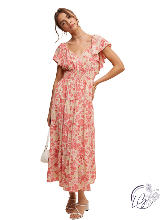 Radiant Layers of Grace Dress