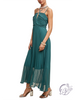 Sleek Sophistication Pleated Maxi Dress