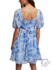 Blue Delight Empire Dress