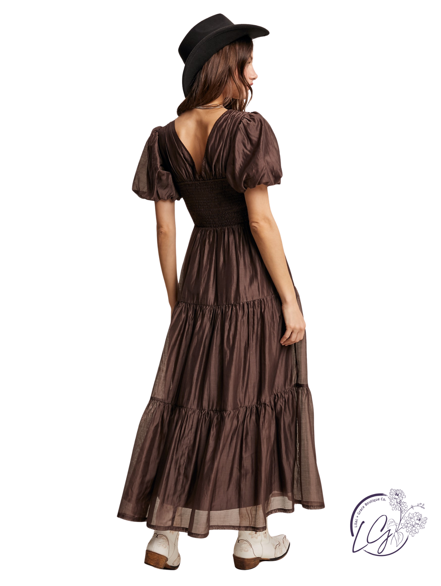 Sunset Range Flare Maxi Dress