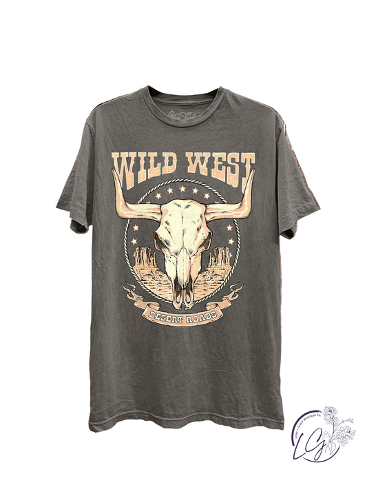 Wild West Desert Roads Graphic Top