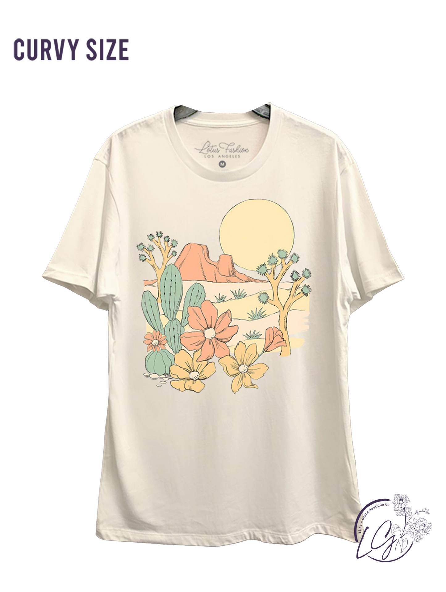 Curvy Nature Lover Graphic Top