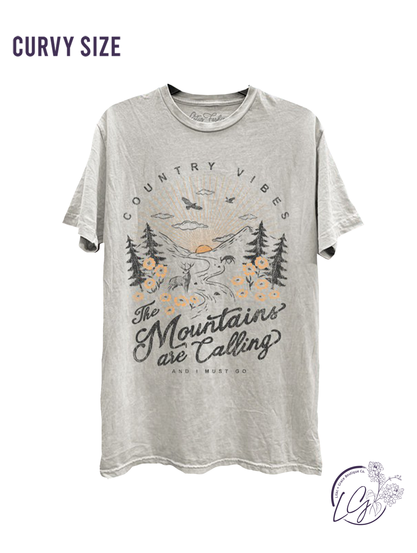 Curvy Country Vibes Graphic Top