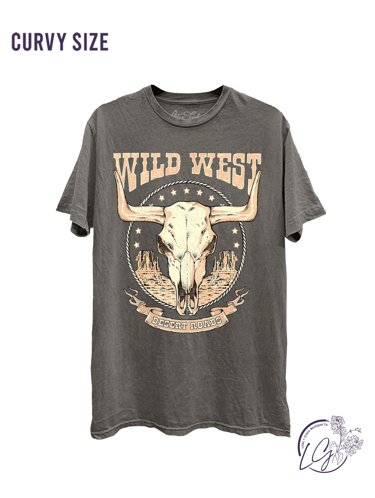 Curvy Wild West Desert Roads Graphic Top