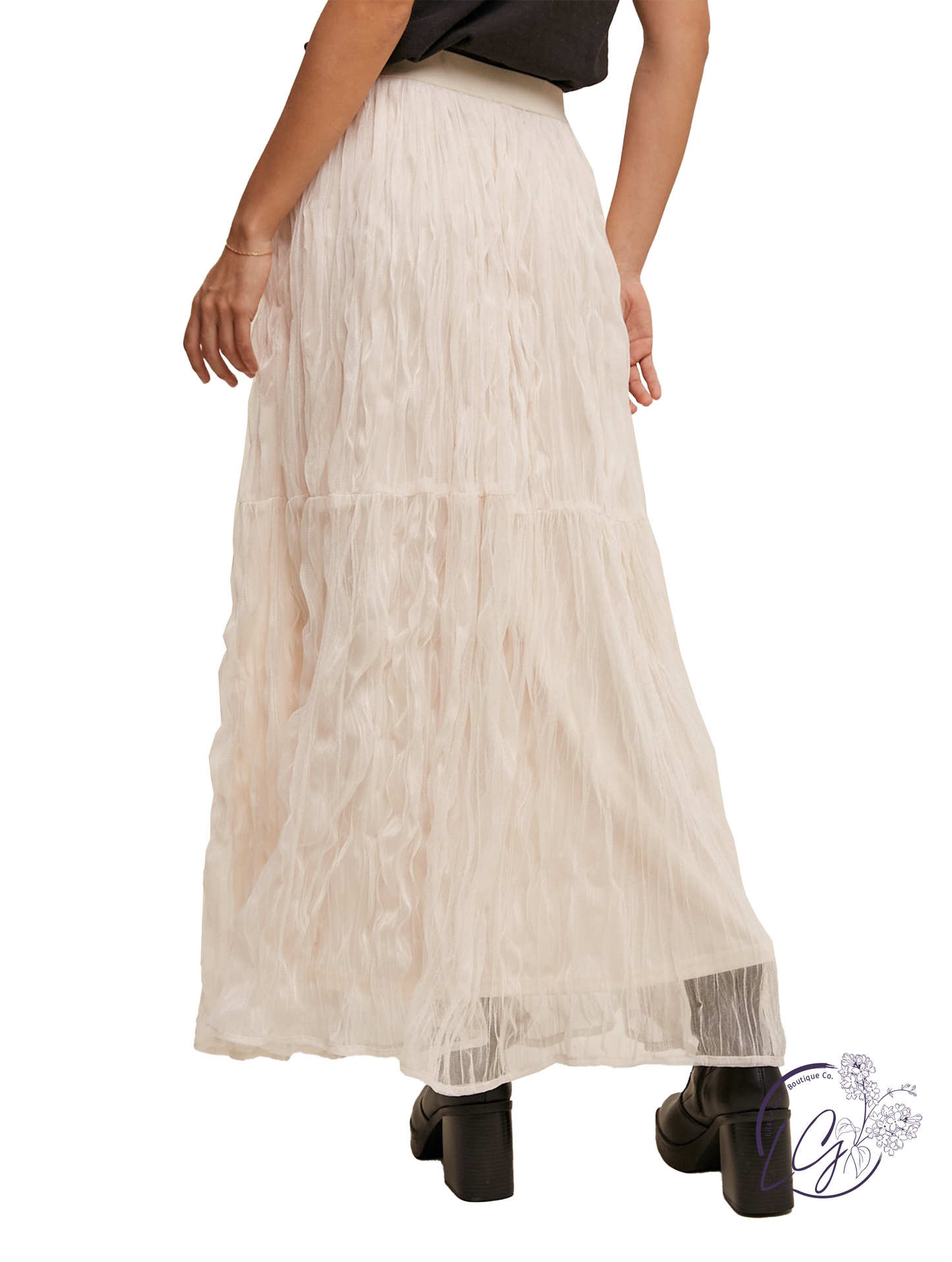 Rooftop Party Maxi Skirt