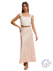 Moonlit Satin Flow Skirt
