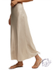 Moonlit Satin Flow Skirt