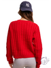 Cranberry Chic Pullover Sweater